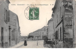  ERAGNY - La Place De La République - état - Eragny