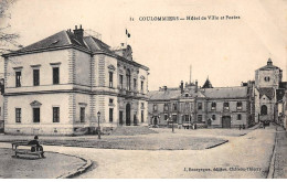 COULOMMIERS - Hôtel De Ville Et Postes - état - Coulommiers