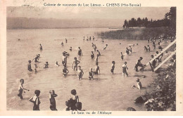 CHENS - Colonie De Vacances Du Lac Léman - La Bain Vu De L'Abbaye - Très Bon état - Autres & Non Classés