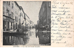 GIVORS - La Rue De Lyon Inondée - Très Bon état - Givors