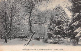 TONNERRE - Un Coin De La Promenade Du Pâtis - Paysage D'hiver - état - Tonnerre