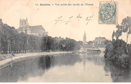 AUXERRE - Vue Prise Des Bords De L'Yonne - Très Bon état - Auxerre