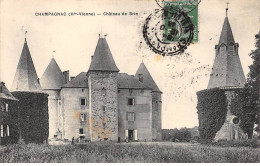 CHAMPAGNAC - Château De Brie - Très Bon état - Andere & Zonder Classificatie