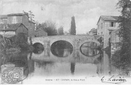 CIVRAY - Le Vieux Pont - état - Civray