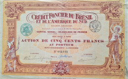 S.A. Credit Foncier Du Brésil Et De L'Amérique Du Sud  - 1914 - Banque & Assurance