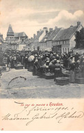 Le Jour Du Marché à HOUDAN - Très Bon état - Houdan