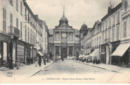 VERSAILLES - Eglise Notre Dame Et Rue Hoche - Très Bon état - Versailles