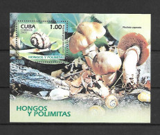 Cuba 2005 Snails And Mushrooms MS MNH - Ungebraucht