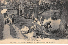 De La VARENNE à CHAMPIGNY - Les Pêcheurs Au Bras Du Moulin - Très Bon état - Champigny Sur Marne