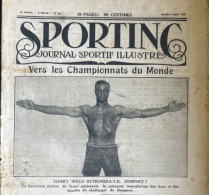 1925 Revue Sportive SPORTING - BOXE Harry WILLS - CYCLISME - Course AUTOMOBILE Du Mont VENTOUX - FOOTBALL - 1900 - 1949