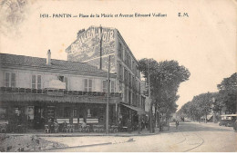 PANTIN - Place De La Mairie Et Avenue Edouard Vaillant - Très Bon état - Pantin