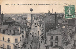 MONTREUIL SOUS BOIS - Vue Panoramique De La Rue Arsène Chéreau - Très Bon état - Montreuil