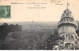 CHATILLON - La Tour Biret Et Le Panorama De Paris - Vue Prise De La Tour Biret - Très Bon état - Châtillon