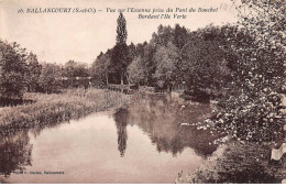 BALLANCOURT - Vue Sur L'Essonne Prise Du Pont Du Bouchet - état - Ballancourt Sur Essonne