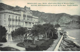 BEAULIEU SUR MER - Hotel Métropole - Très Bon état - Beaulieu-sur-Mer