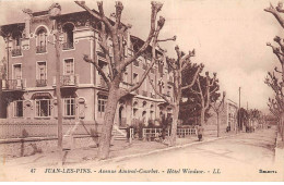 JUAN LES PINS - Avenue Amiral Courbet - Hôtel Windsor - Très Bon état - Juan-les-Pins