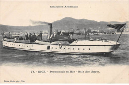 NICE - Promenade En Mer - Baie Des Anges - Très Bon état - Transport (sea) - Harbour