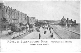 NICE - Hôtel De Luxembourg - Promenade Des Anglais - état - Cafés, Hoteles, Restaurantes