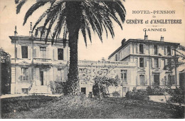 CANNES - Hotel Pension Genève Et D'Angleterre - Très Bon état - Cannes