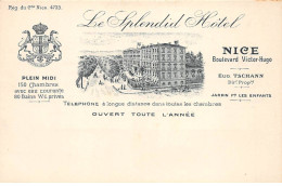NICE - Le Splendid Hôtel - Très Bon état - Pubs, Hotels And Restaurants