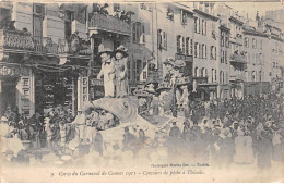 CANNES - Corso Du Carnaval De Cannes 1911 - Concours De Pêche à Théoule - état - Cannes
