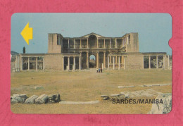 Turchia, Turkey-Used Magnetic Phone Card, Turk Telekom By 100,  Sardes Manisa- - Turkije