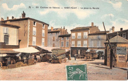 SAINT PERAY - La Place Du Marché - Très Bon état - Saint Péray