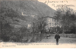 TOUET DE BEUIL - Vue De L'Hôtel Latty Et Place De La Gare - Très Bon état - Other & Unclassified