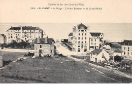 SAINT CAST - La Plage - L'Hôtel Bellevue Et Le Grand Hôtel - Très Bon état - Saint-Cast-le-Guildo