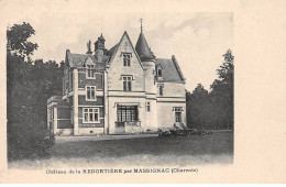 Château De La REDORTIERE Par MASSIGNAC - Très Bon état - Autres & Non Classés