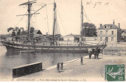 COURSEULLES - Trois Mâts Devant La Scierie Mécanique - Très Bon état - Courseulles-sur-Mer