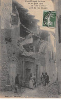 Tremblement De Terre Du 11 Juin 1909 - SAINT CANNAT - Coin De Rue Dévasté - Très Bon état - Autres & Non Classés