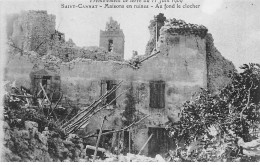 Tremblement De Terre Du 11 Juin 1909 - SAINT CANNAT - Maisons En Ruines - Très Bon état - Sonstige & Ohne Zuordnung