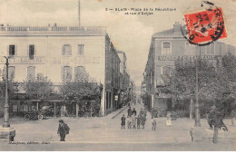 ALAIS - Place De La République Et Rue D'Avijan - Très Bon état - Alès