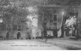 SAINT LAURENT LE MINIER - Café Maurin - Entrée Du Village - Très Bon état - Sonstige & Ohne Zuordnung