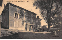 COLOGNAC - La Mairie Et La Place - Très Bon état - Other & Unclassified