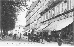 QUIMPER - L'Hôtel Du Parc Et Le Café De Bretagne - Très Bon état - Quimper