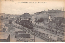 CHARTRES - La Gare - Vue Sur Les Quais - état - Chartres