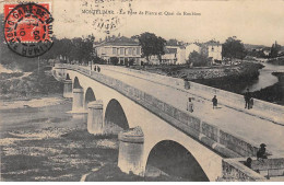 MONTELIMAR - Le Pont De Pierre Et Quai Du Roubion - état - Montelimar