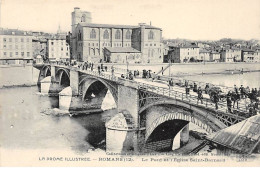 ROMANS - Le Pont Et L'Eglise Saint Barnard - Très Bon état - Romans Sur Isere