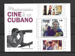 Cuba 2009 The 50th Anniversary Of The Cuban Cinema MS MNH - Ungebraucht