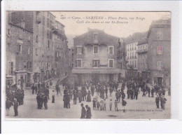 SARTENE: Place Porte, Rue Borgo Café Des Amis Et Rue Saint-damien - état - Sartene