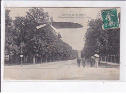 SAINT-AMAND: Aviation, L'aéroplane Avenue De La République - Très Bon état - Other & Unclassified