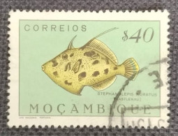 MOZPO0361UA - Fishes - $40 Used Stamp - Mozambique - 1951 - Mosambik