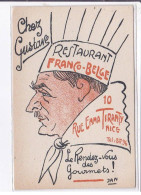 NICE: Chez Gustave, Restaurant Franco-belge, Le Rendez-vous Des Gourmets - Très Bon état - Other & Unclassified