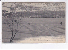 NANTUA: Concours De Patinage Sur Le Lac, Le 10 Février 1907 - Très Bon état - Nantua