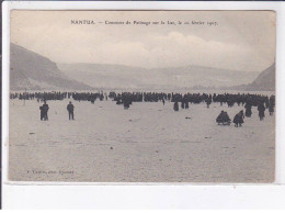 NANTUA: Concours De Patinage Sur Le Lac, Le 10 Février 1907 - Très Bon état - Nantua