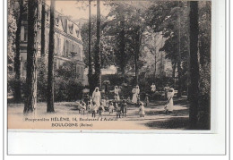 BOULOGNE - Pouponnière Hélène, 14, Boulevard D'Auteuil - Très Bon état - Boulogne Billancourt