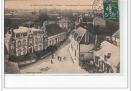 SAINT AUBIN-CHATEAUNEUF - Vue Panoramique Sur La Rue Des Ecoles - Très Bon état - Altri & Non Classificati