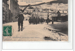 GERARDMER - Arrivée D'une équipe Militaire - SPORTS D'HIVER - Très Bon état - Gerardmer